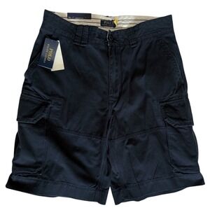 Polo Ralph Lauren Mens 40 Waist Core Replen Aviator Navy Blue Cargo Shorts 40T